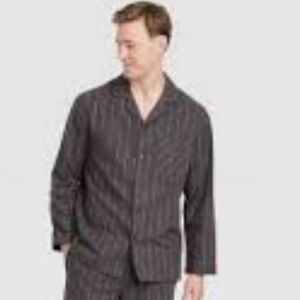 Men's Pajama Button-Down Shirt - Goodfellow & Co  - Size XXL